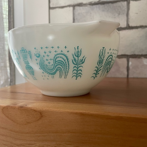 Vintage Pyrex Amish Butterprint cinderella bowl 1.5 pt, amish pyrex 441 - Picture 2 of 6